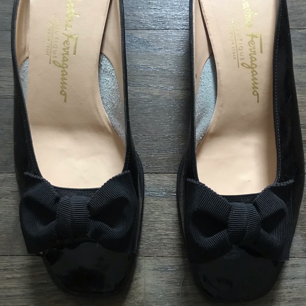 Ferragamo Open Toe Mules